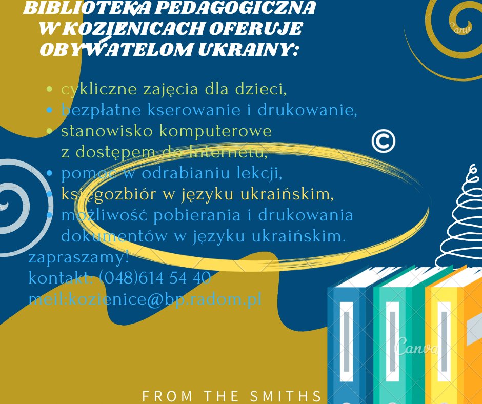 Oferta biblioteki dla Ukrainy dotycząca drukowania i skanowania materiałow
