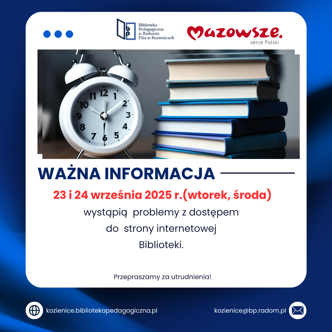 Utrudnienia w dostępie do strony