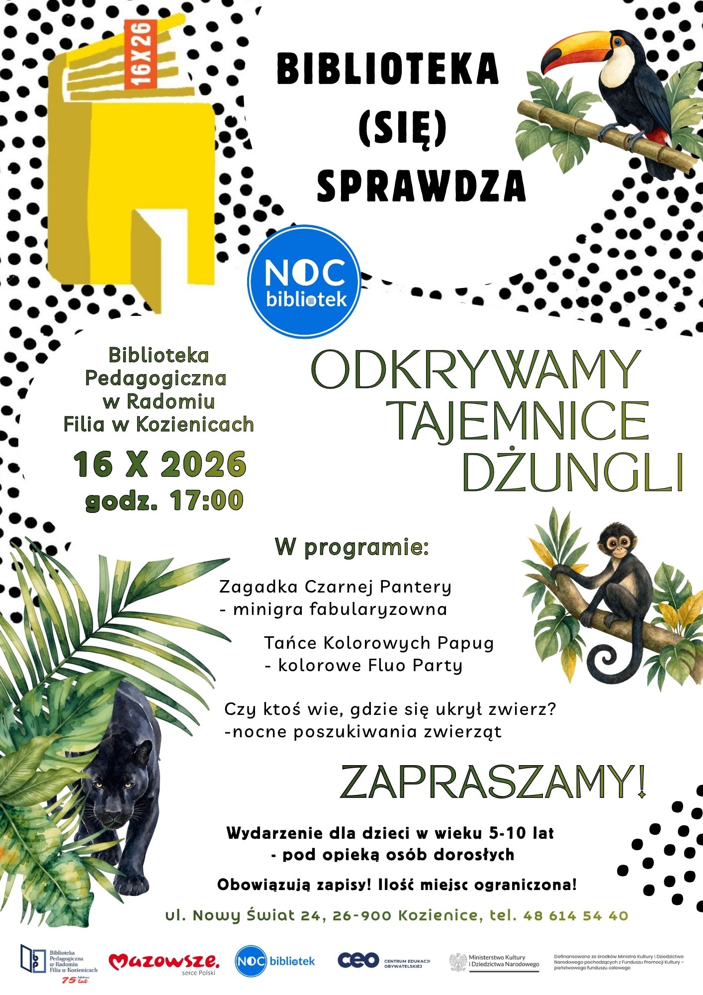 Zapraszamy na Noc Bibliotek!